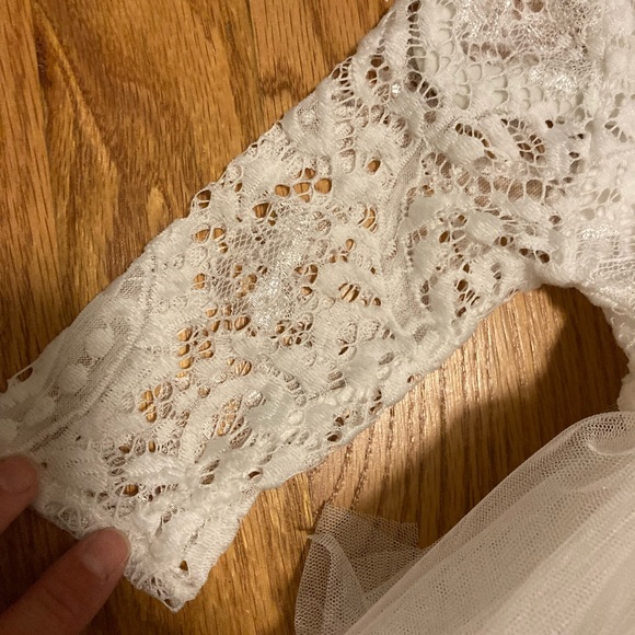 Baby girl tulle flower girl dress - Picture 14 of 14